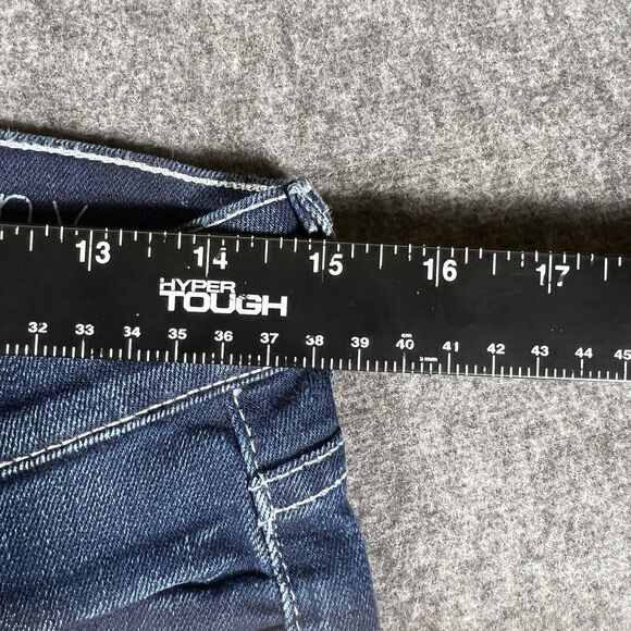 7 For All‎ Mankind Jean's Women's Size 28 The Skinny Dark Blue - Picture 4 of 8